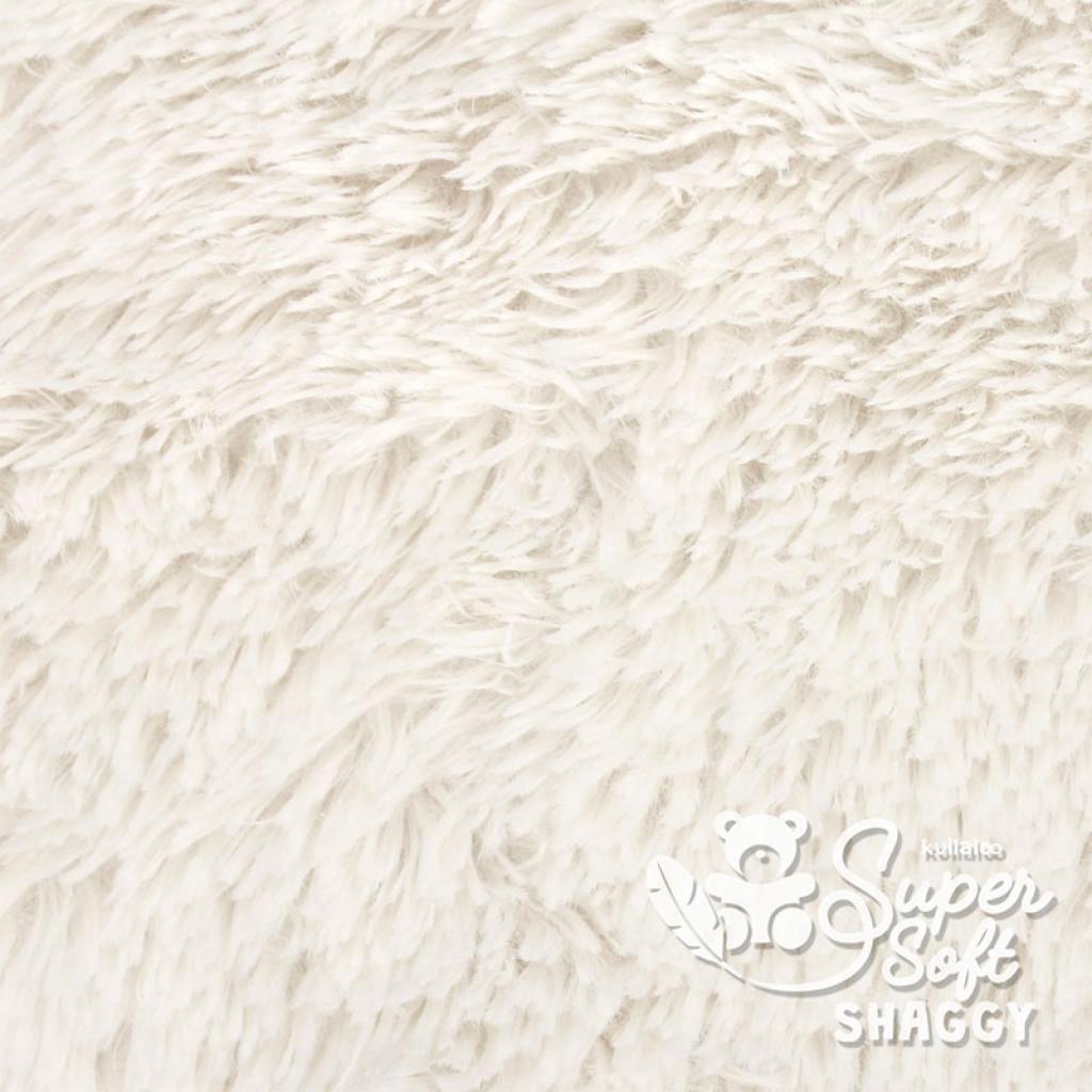 Plüschstoff Shaggy75x100cm wollweiß – Kullaloo